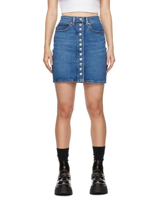 Alexander Wang ハイウエスト デニム ミニスカート - サムネイル1