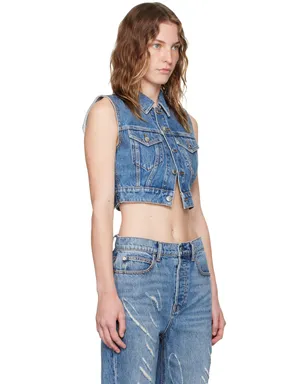 Alexander Wang シュランケン デニムベスト - サムネイル2