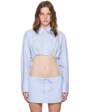 Alexander Wang クロップド ドローストリング シャツ - サムネイル1