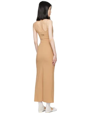 MM6 Maison Margiela スクープネック マキシワンピース - サムネイル3