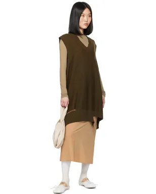 MM6 Maison Margiela スクープネック マキシワンピース - サムネイル4