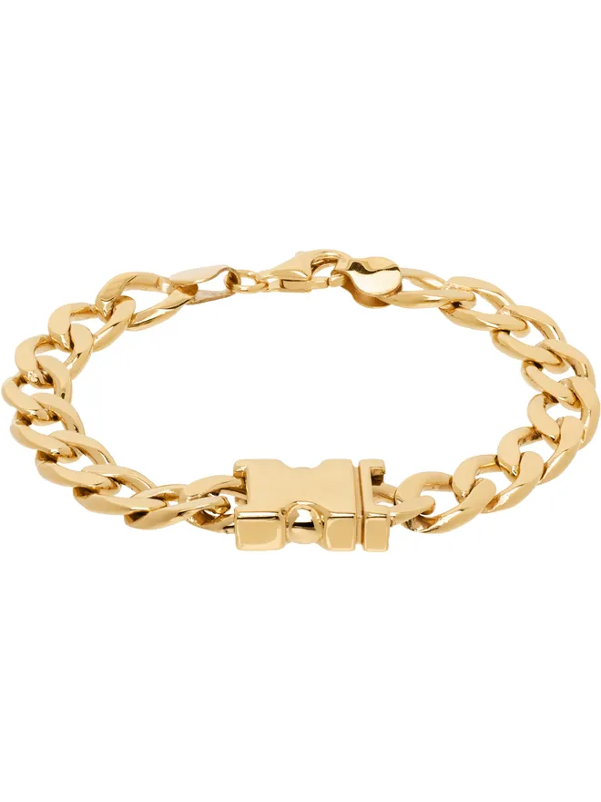 Alan Crocetti Alan Crocetti ゴールド Maxi Unity カーブチェーン ブレスレットの商品画像