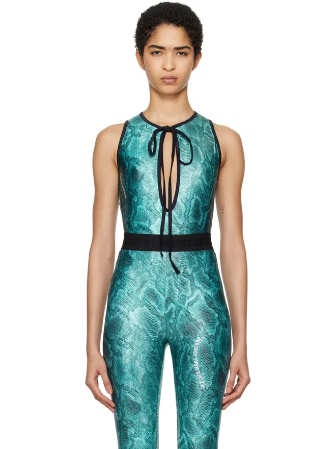 Versace Jeans Couture Versace Jeans Couture プリント ボディスーツの商品画像