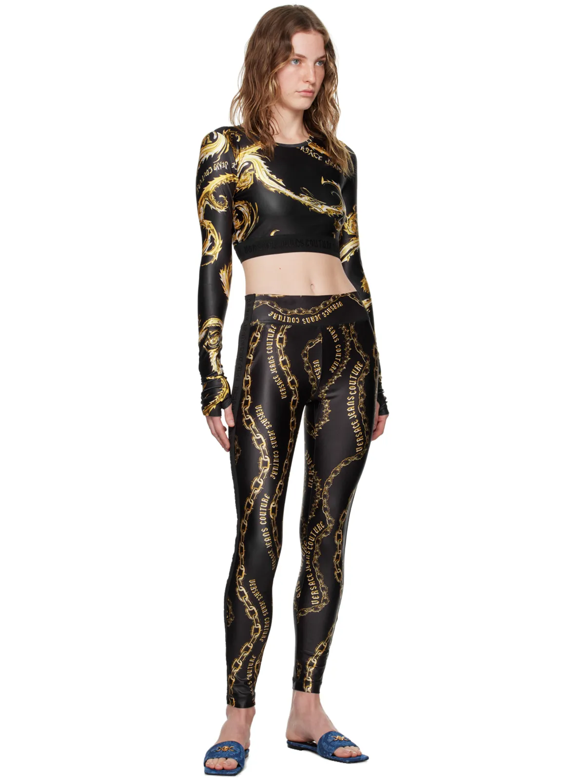 Versace Jeans Couture Chromo Couture 長袖トップス - 画像4