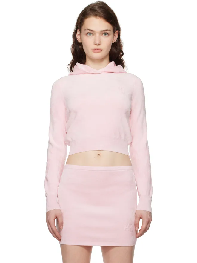 alexanderwang.t alexanderwang.t クロップド 長袖フーディの商品画像