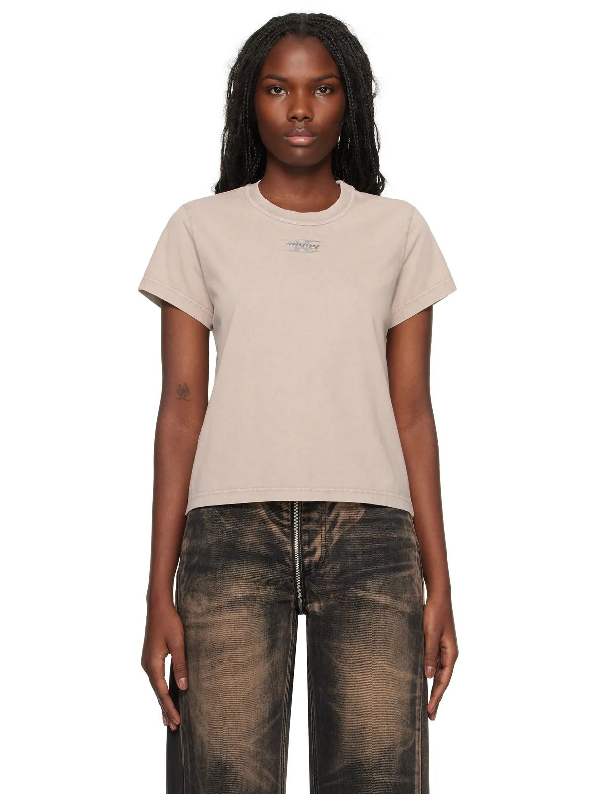 alexanderwang.t Blade Logo エンボス Tシャツ - 画像1