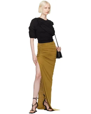 Rick Owens Porterville Edfu マキシスカート - サムネイル4
