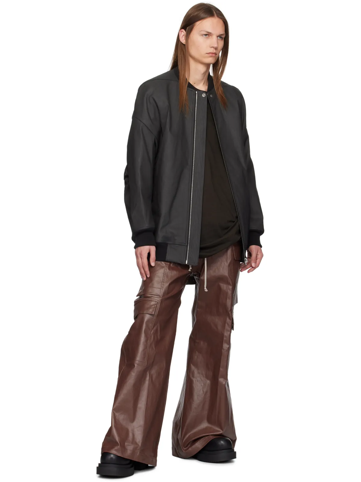 Rick Owens Porterville Jumbo Peter フライトジャケット - 画像4