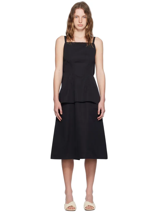 Jil Sander Jil Sander スクエアネック ミディアムドレスの商品画像