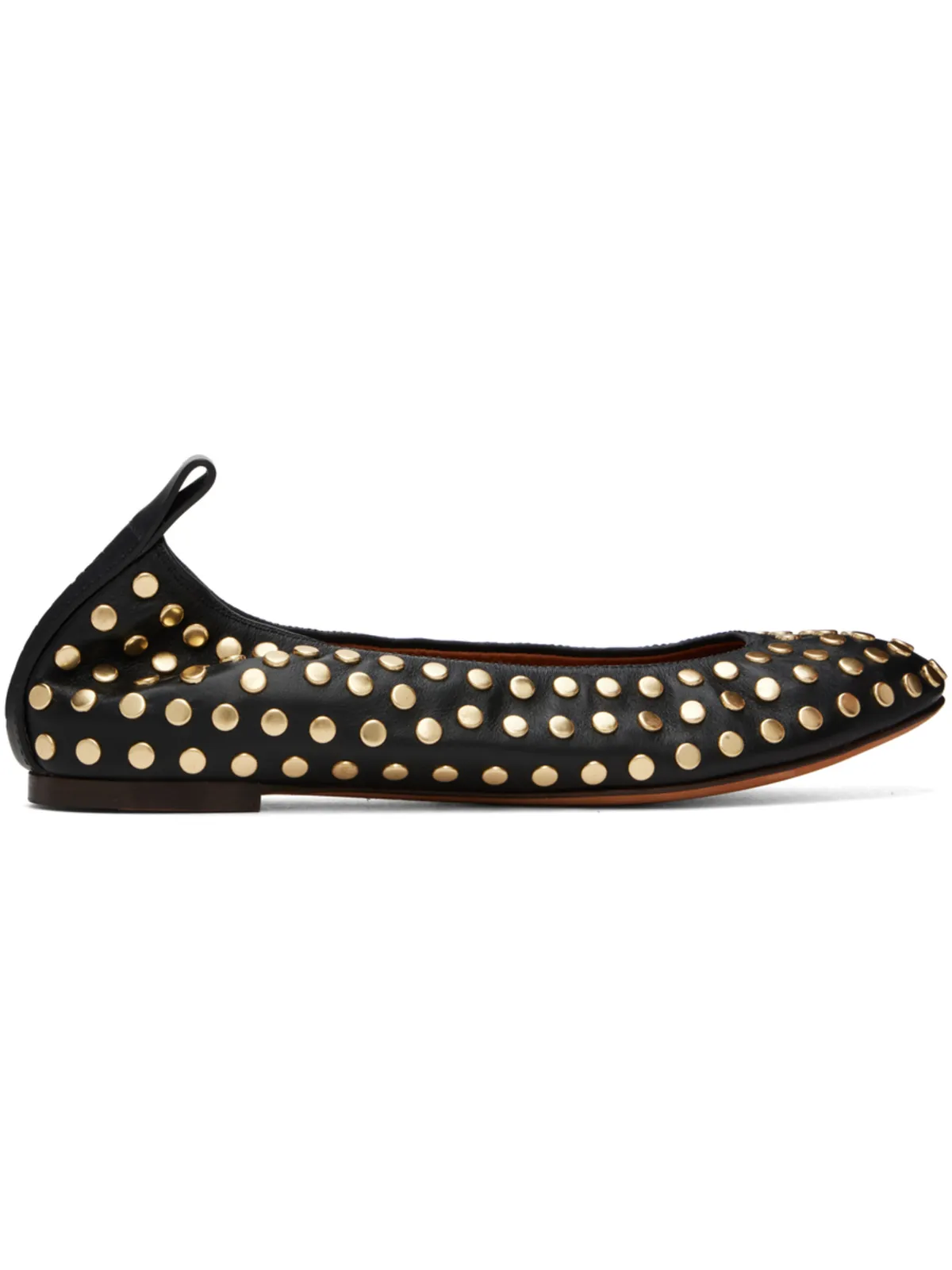 Lanvin レザー スタッズ バレエシューズ - 画像1