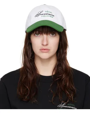 A.P.C. JJJJoundエディション ホワイト Hôtel Souvenirs キャップ - サムネイル1
