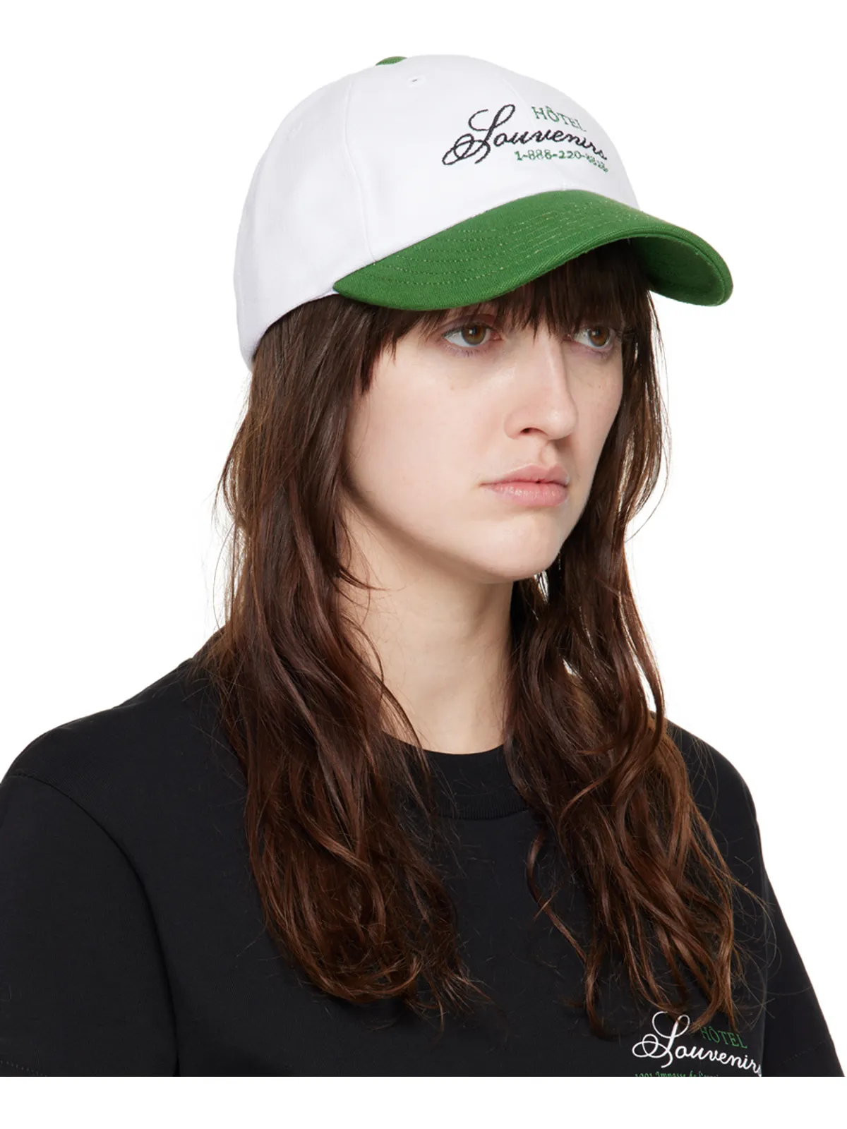 A.P.C. JJJJoundエディション ホワイト Hôtel Souvenirs キャップ - 画像2
