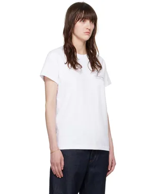 A.P.C. JJJJoundエディション ホワイト Hôtel Souvenirs Tシャツ - サムネイル2