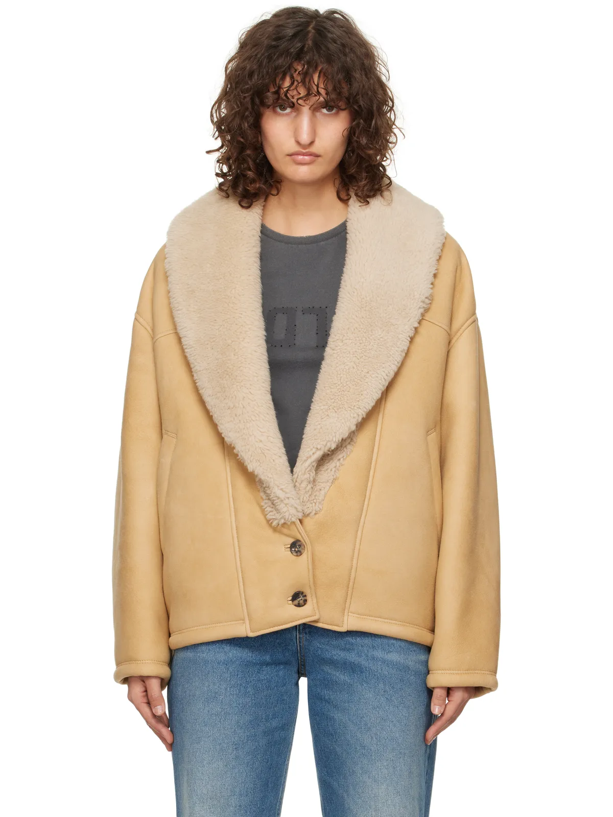 Golden Goose ショールカラー シアリングジャケット - 画像1
