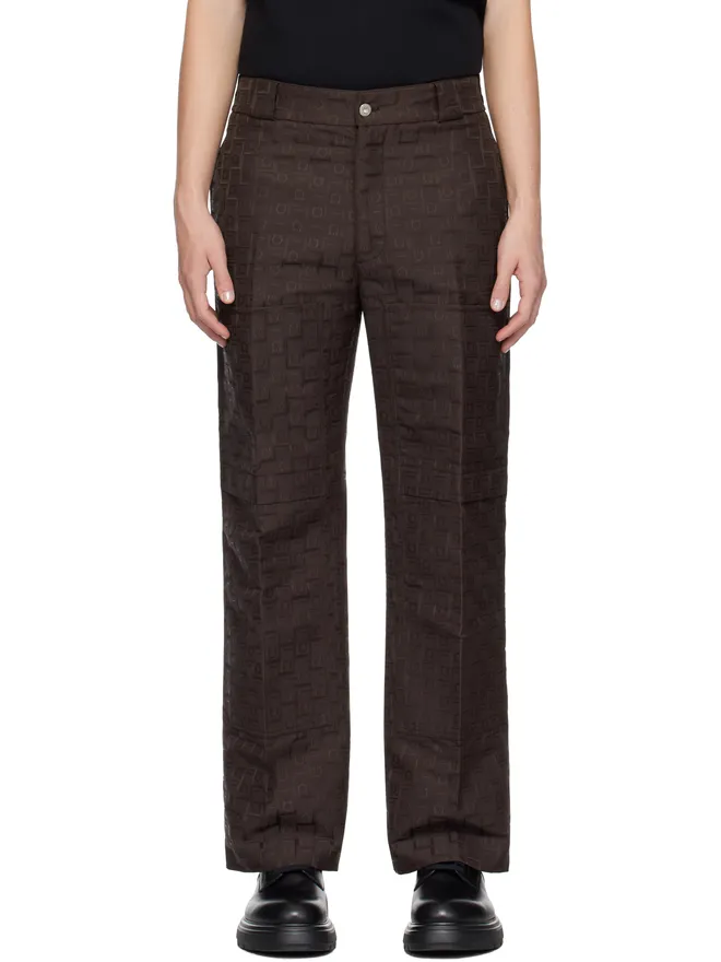 FERRAGAMO FERRAGAMO Ferragamo モノグラム トラウザーズの商品画像