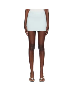 WARDROBE.NYC リブ ミニスカート - サムネイル1