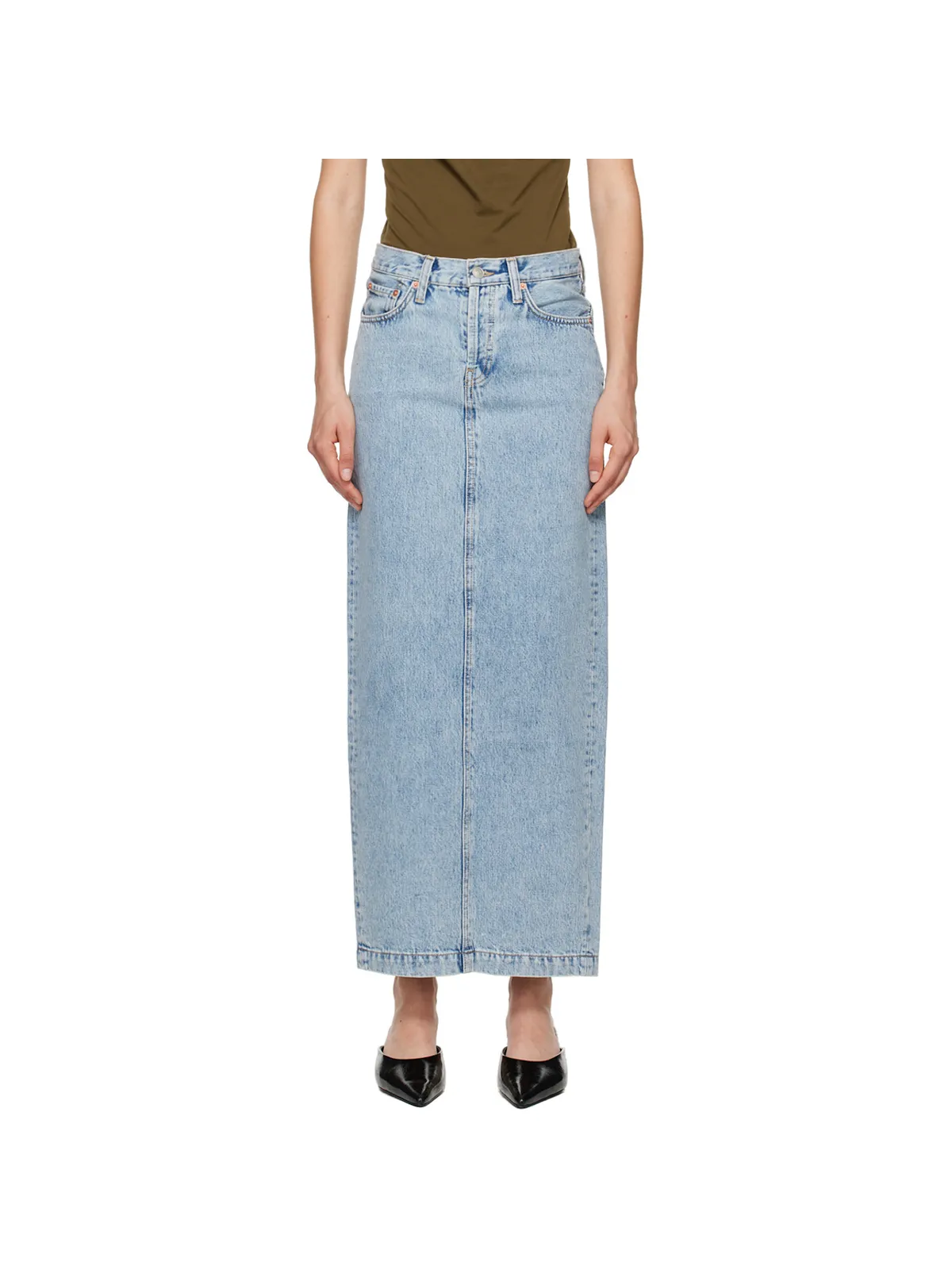 WARDROBE.NYC デニム コラム マキシスカート - 画像1