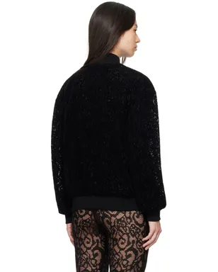 Moschino レース ボンバージャケット - サムネイル3
