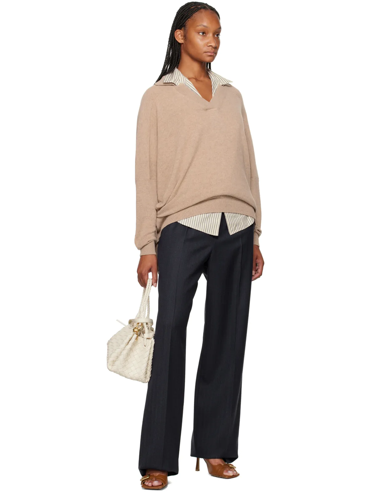 Bottega Veneta エラスティック トラウザーズ - 画像4
