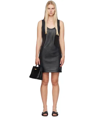 Bottega Veneta ナッパレザー ミニドレス - サムネイル1