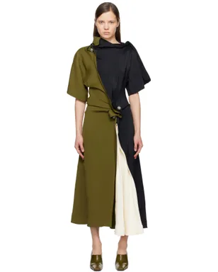 Bottega Veneta Fluid Viscose Piercing マキシドレス - サムネイル1