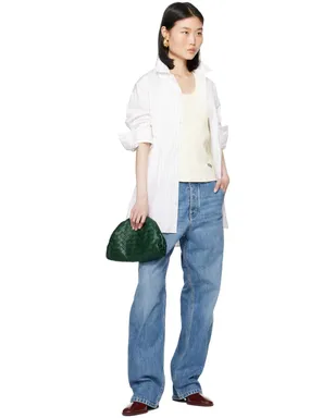 Bottega Veneta ヴィンテージ インディゴ デニム カーゴジーンズ - サムネイル4