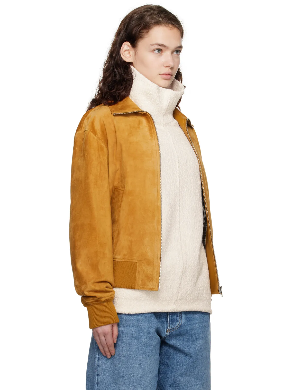 Bottega Veneta カーフスエード ジャケット - 画像2