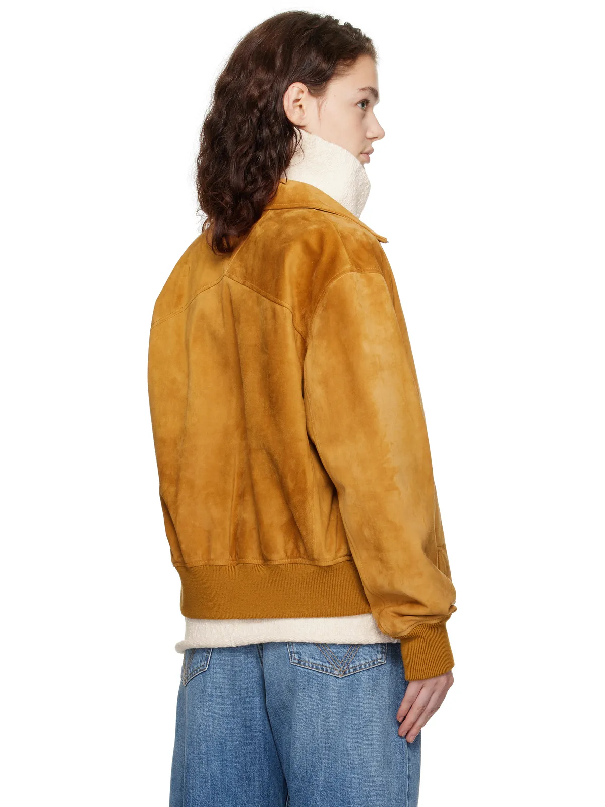 Bottega Veneta カーフスエード ジャケット - 画像3