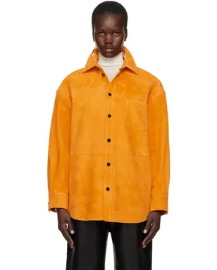 Bottega Veneta スエードレザー シャツ - サムネイル1