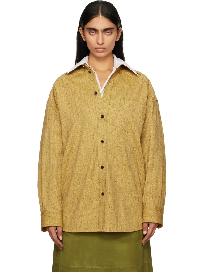 Bottega Veneta Bottega Veneta ライトコットンフリーゼ シャツの商品画像