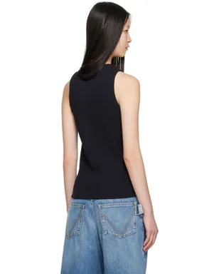 Bottega Veneta ロゴパッチ タンクトップ - サムネイル3
