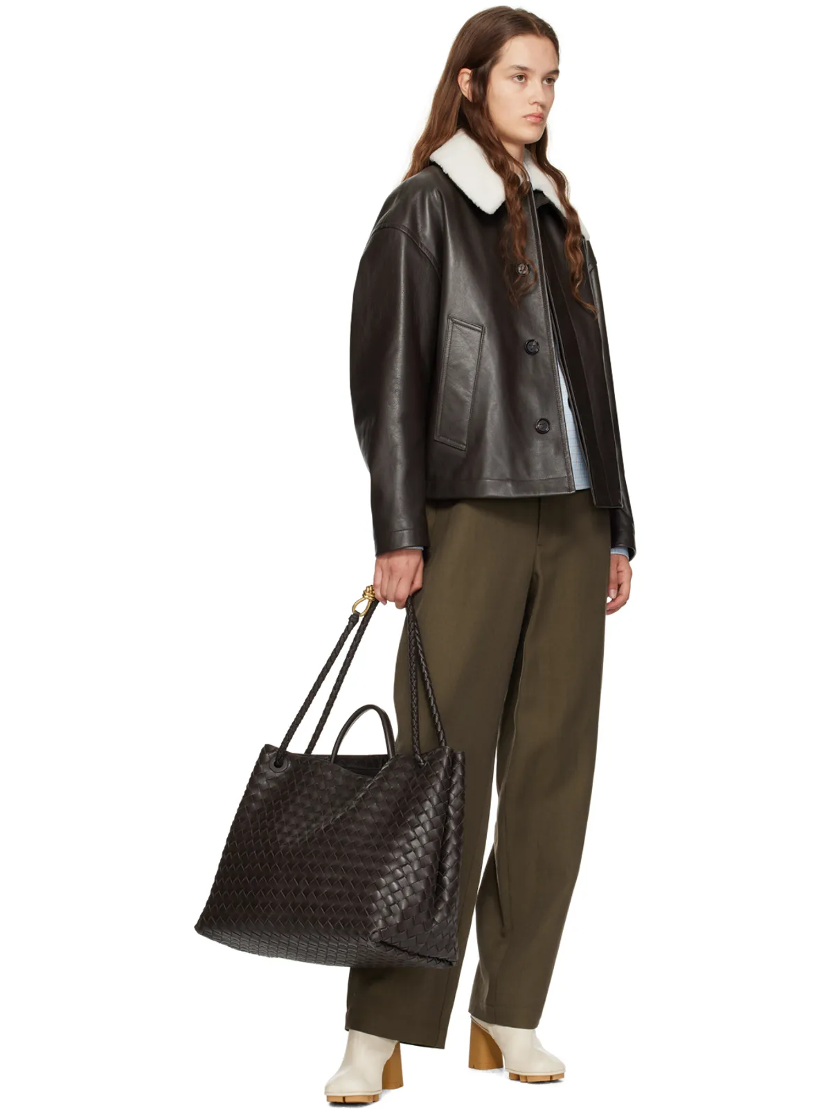 Bottega Veneta Shore アンクルブーツ - 画像5