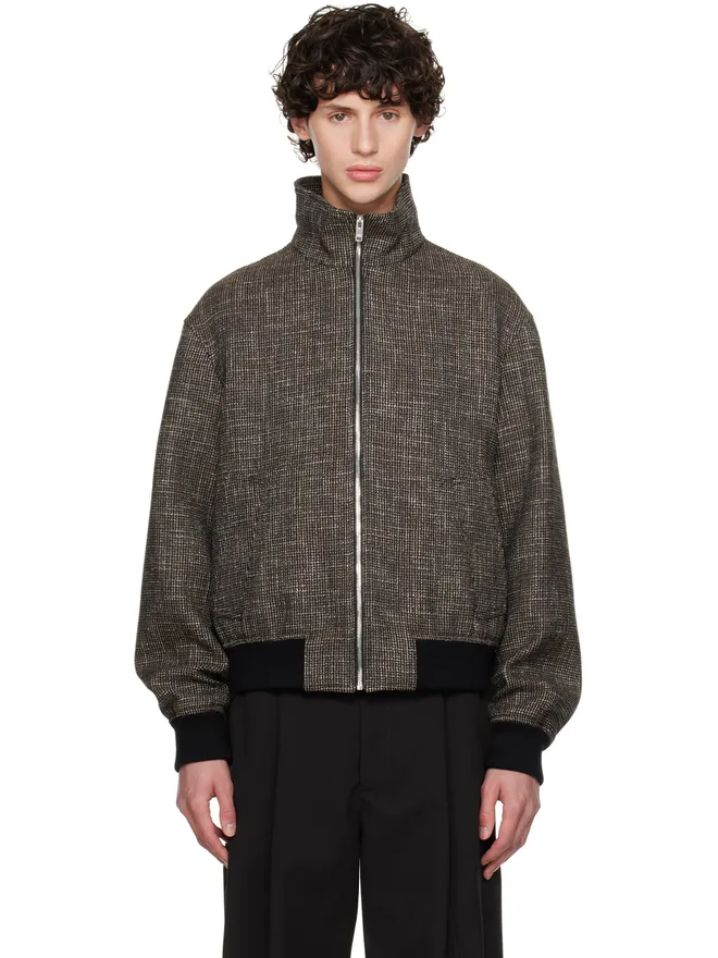 Bottega Veneta Bottega Veneta 千鳥格子 ボンバージャケットの商品画像