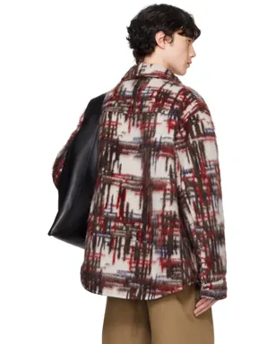 Bottega Veneta アルパカ チェック オーバーシャツ - サムネイル3