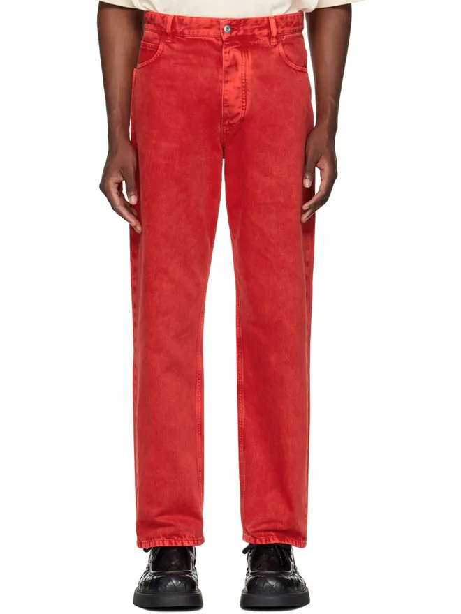 Bottega Veneta Bottega Veneta ウォッシュ ワイドレッグジーンズの商品画像