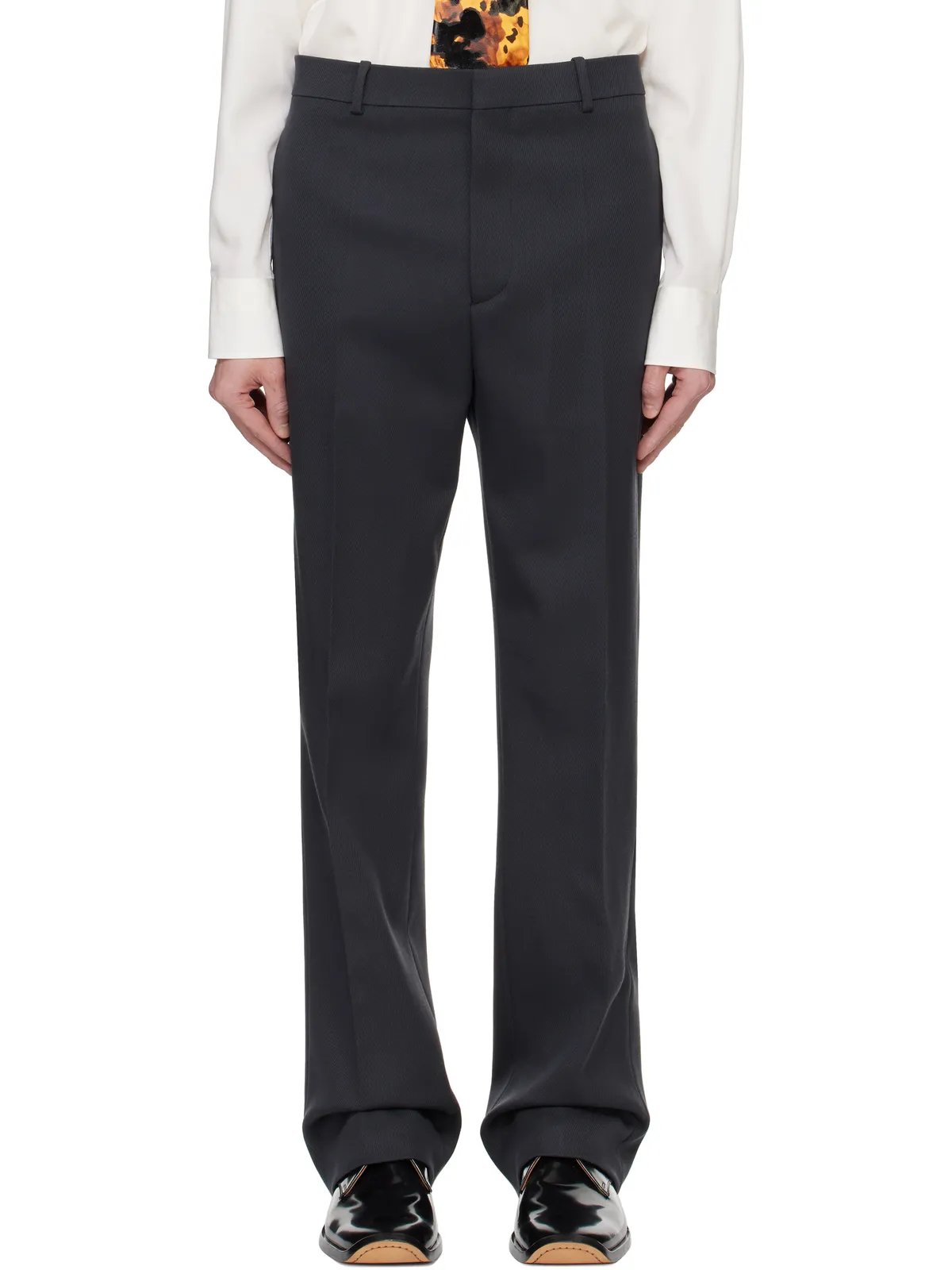 Bottega Veneta ストレッチ ウール トリコチン トラウザーズ - 画像1