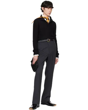 Bottega Veneta ストレッチ ウール トリコチン トラウザーズ - サムネイル4