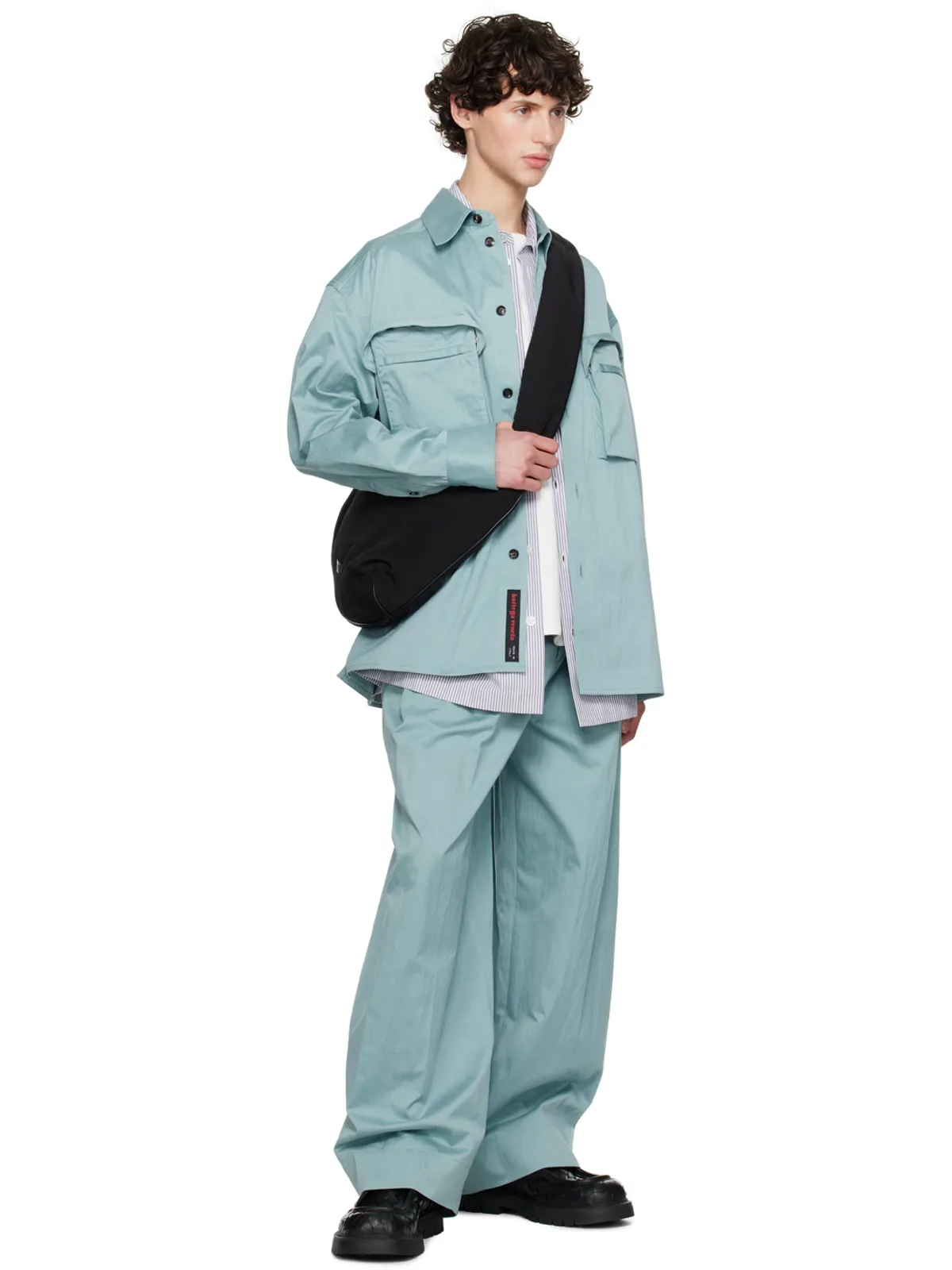 Bottega Veneta コンパクトコットン シャツ - 画像4