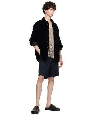 Bottega Veneta レザートリム シャツ - サムネイル4