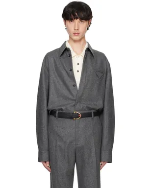Bottega Veneta ライト ウールフランネル シャツ - サムネイル1