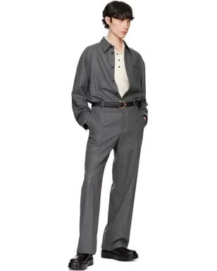 Bottega Veneta ライト ウールフランネル シャツ - サムネイル5