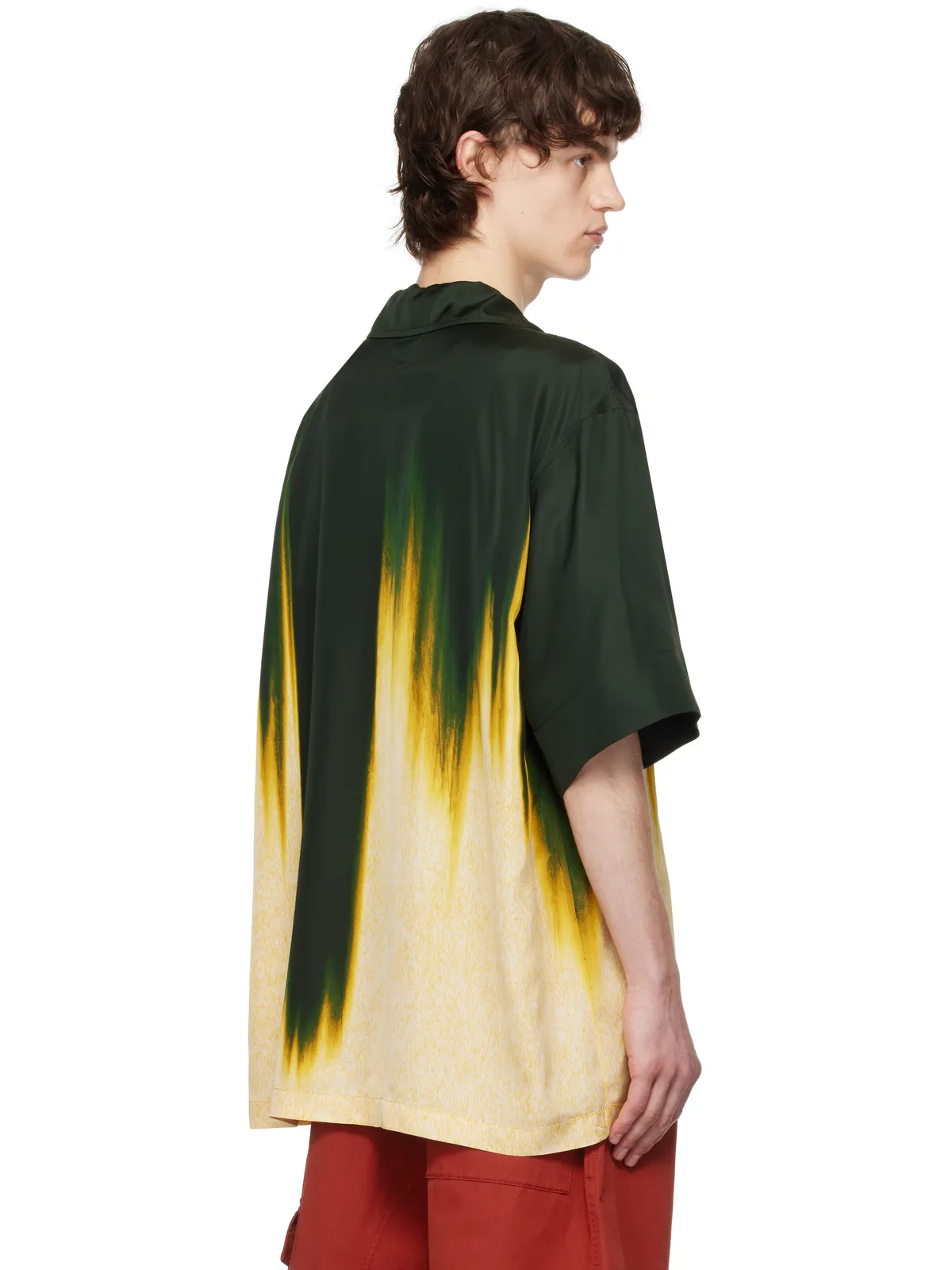 Bottega Veneta ビスコース Degrade Petal プリントシャツ - 画像3