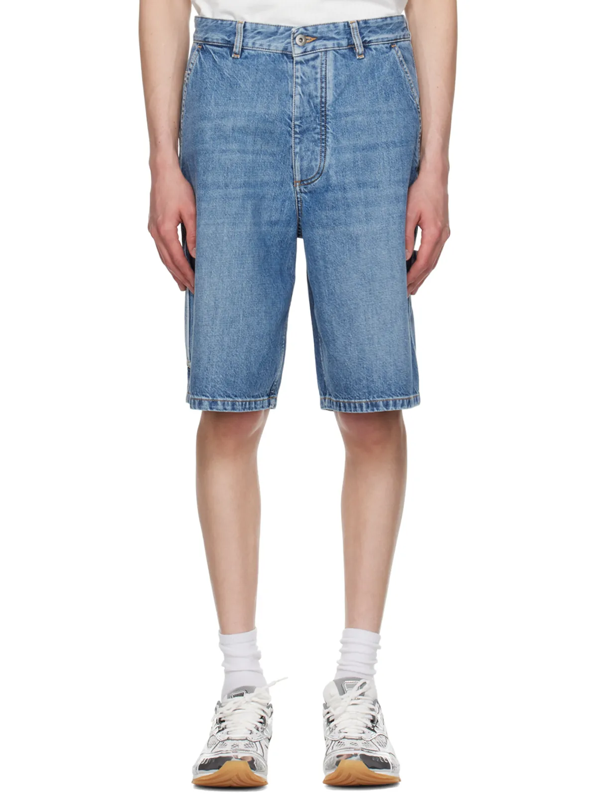 Bottega Veneta Vintage デニム カーゴショートパンツ - 画像1