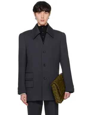 Bottega Veneta ウール ストレッチ トリコチン テーラードジャケット - サムネイル1