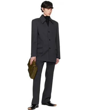 Bottega Veneta ウール ストレッチ トリコチン テーラードジャケット - サムネイル4