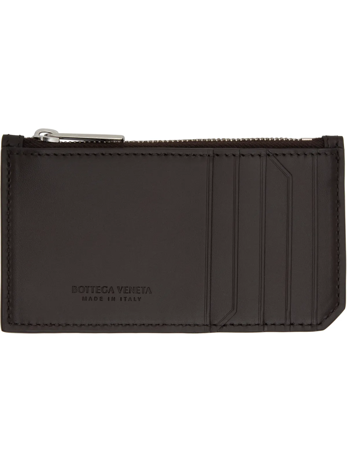 Bottega Veneta Intrecciato Piccolo ジップカードケース - 画像1
