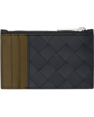 Bottega Veneta イントレチャート ジップカードケース - サムネイル2