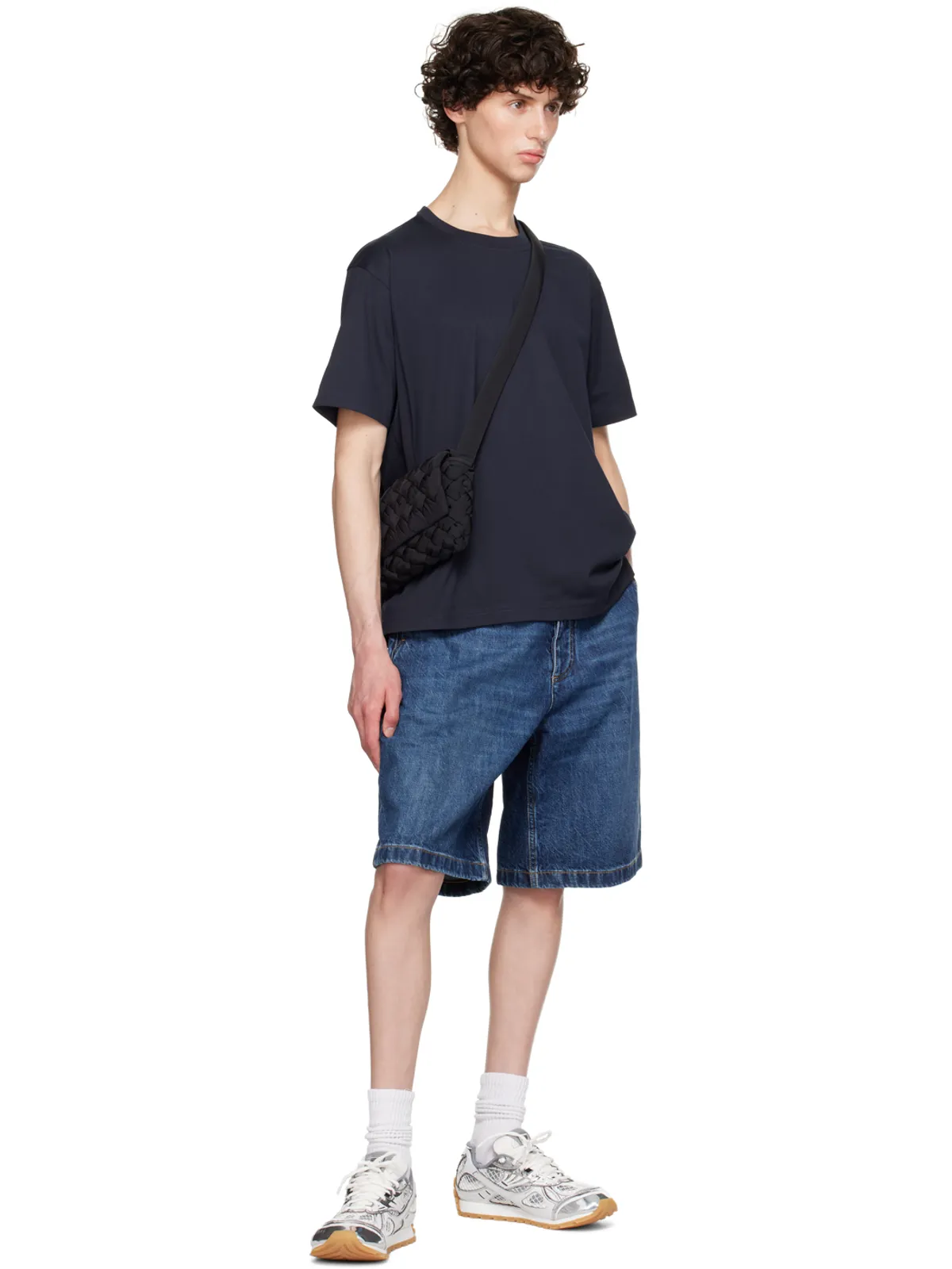 Bottega Veneta スモール Rumple メッセンジャーバッグ - 画像4