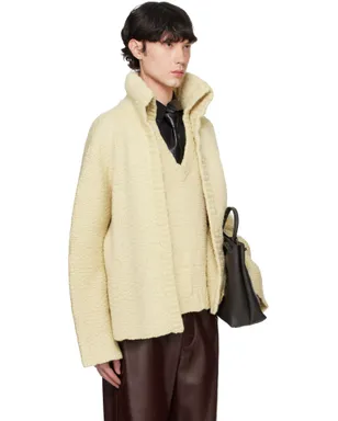 Bottega Veneta テクスチャード ウール ダブルレイヤー カーディガン - サムネイル2