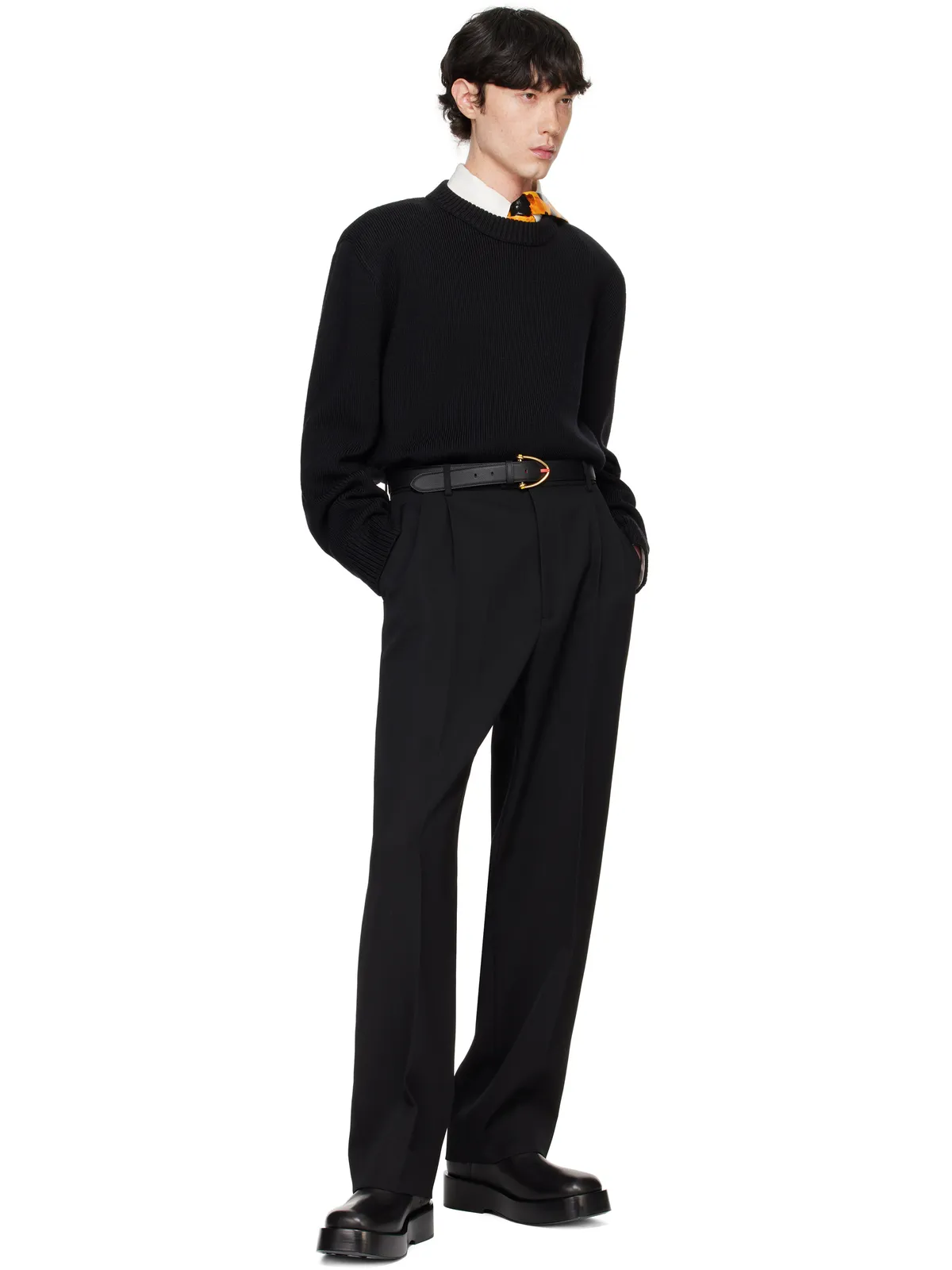 Bottega Veneta クラシック ウール テーラード セーター - 画像5